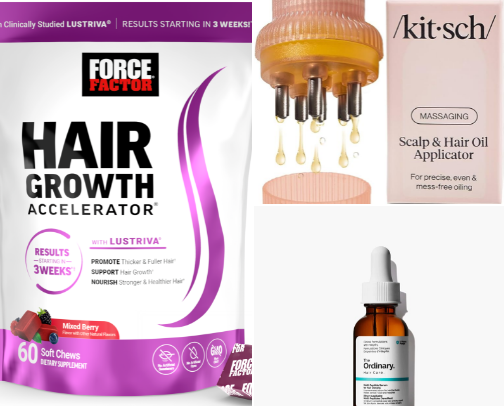 Must haves for your hair cover photo collage