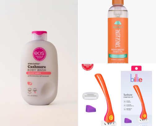 Body care cover photo collage