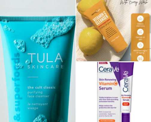 CEO Glow secret routine products cover photo collage