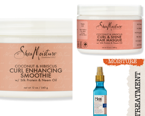 Curly Girl Hair Staples cover photo collage