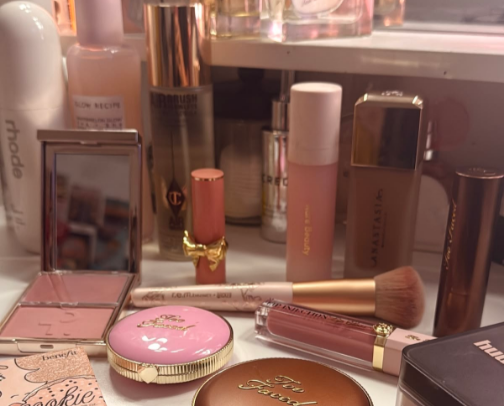 my personal makeup products cover photo collage