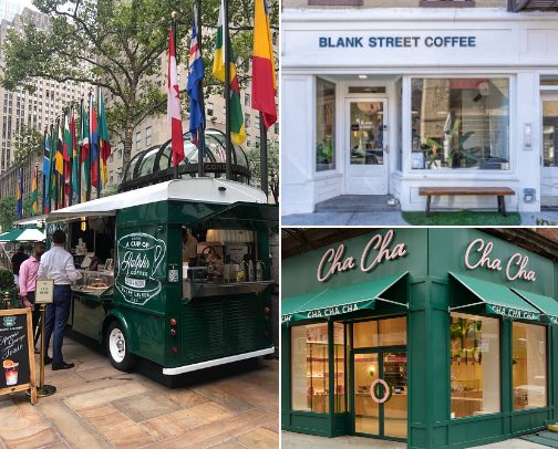 Aesthetic Cafe Spots in NYC for Coffee & Catch-Ups cover photo collage