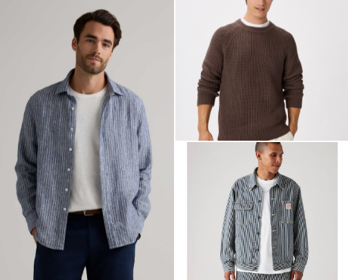 Upgrade Your Man's Wardrobe cover photo collage