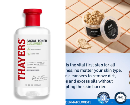 Clean Girl Skin cover photo collage