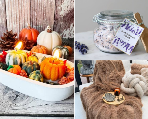 Fall Self-Care Sunday Essentials Under $30 - Cozy Reset Routine cover photo collage