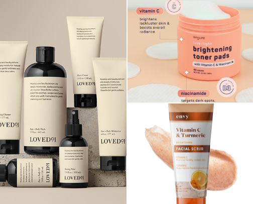 Favorite Skincare cover photo collage