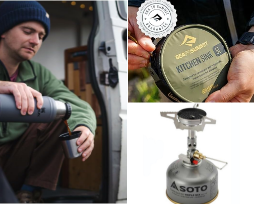 Camp Cooking & Outdoor Coffee Gear: 16 Essentials cover photo collage