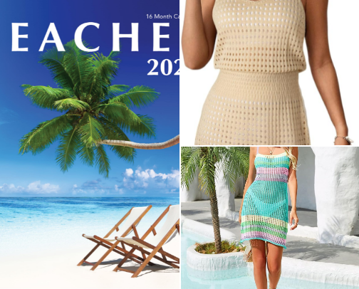 Everything for the beach cover photo collage
