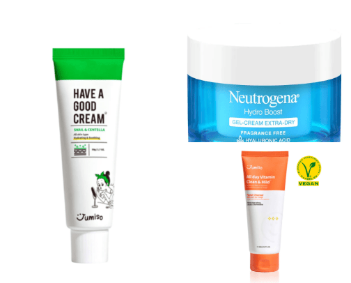 Best skincare products for combination skin cover photo collage