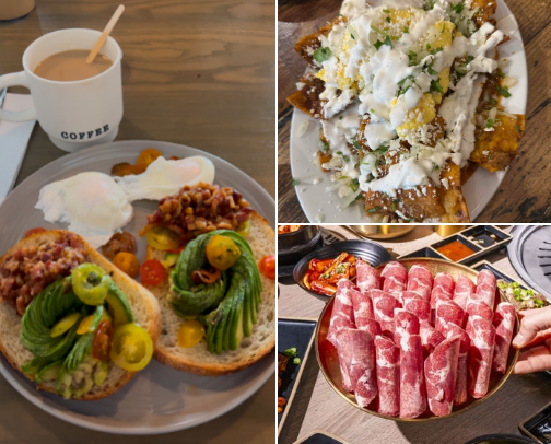 The “Oh I’ll Be Back” Eatery cover photo collage