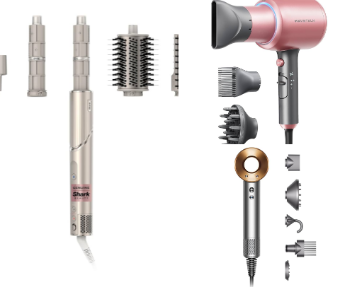 My Favorite Hair Styling Tools cover photo collage