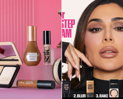 "Everyday Perfect Makeup: Products That Make a Difference" cover photo collage