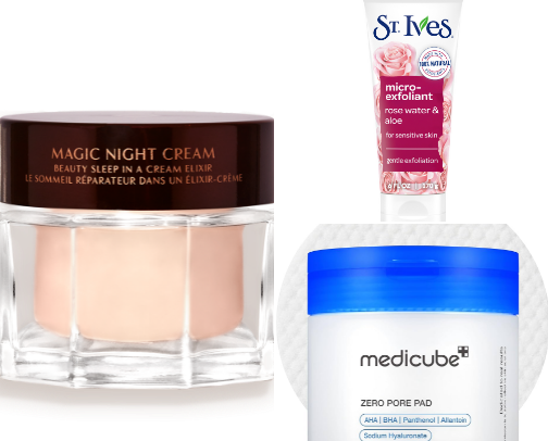 Skincare cover photo collage