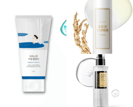 korean skincare for normal/dry skin (: cover photo collage