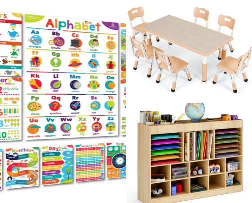 Must-Have Daycare Supplies for Daily Care & Learning #WalmartPartner cover photo collage