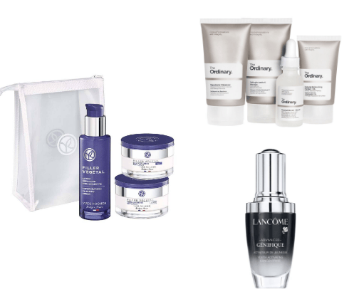 Skin care cover photo collage