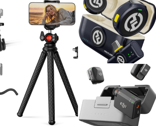 15 Must-Have Content Creator Gadgets for Phone Vlogging (2026) cover photo collage