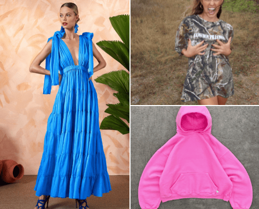 Clothing Wants cover photo collage
