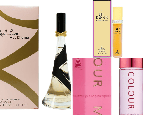 Perfume I use and I love cover photo collage