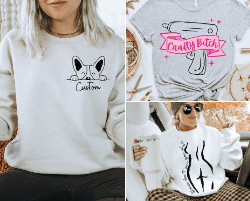 Adorable T-shirts cover photo collage