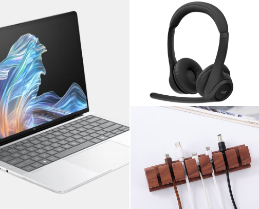 My Affordable Work-from-Home Essentials💻🎧 cover photo collage