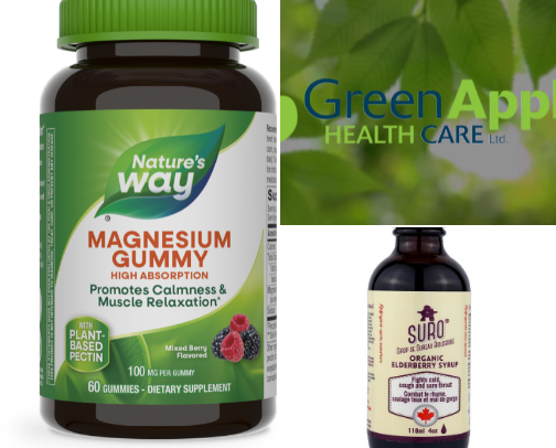 Health products cover photo collage
