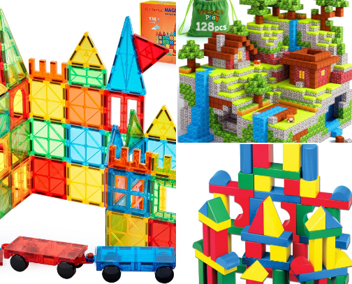 Children’s toys cover photo collage