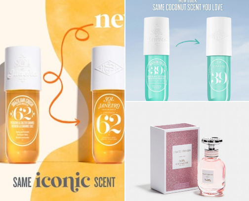 My favorite Fragrances cover photo collage