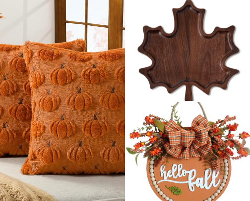 Fall home decor finds cover photo collage