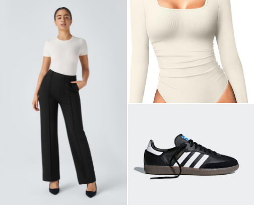 Working girl clothes cover photo collage