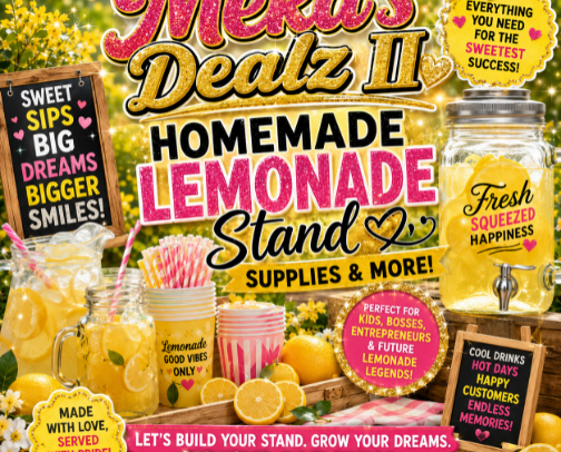 Lemonade Stand Supplies 🍋 cover photo collage