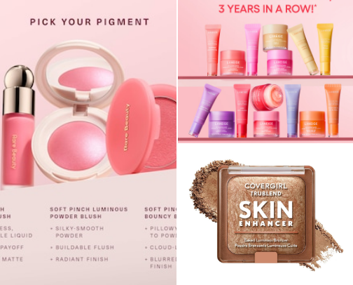 Favorite Beauty Recs cover photo collage