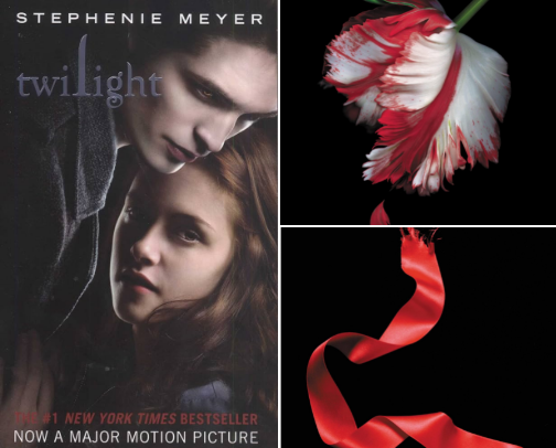 Twilight books cover photo collage