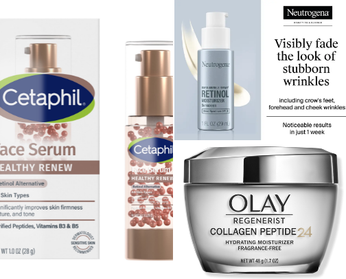 Anti-aging skincare essentials cover photo collage