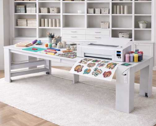 Craft Room Furniture and Accessories cover photo collage