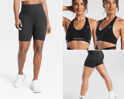 Gymshark stylish at the gym cover photo collage