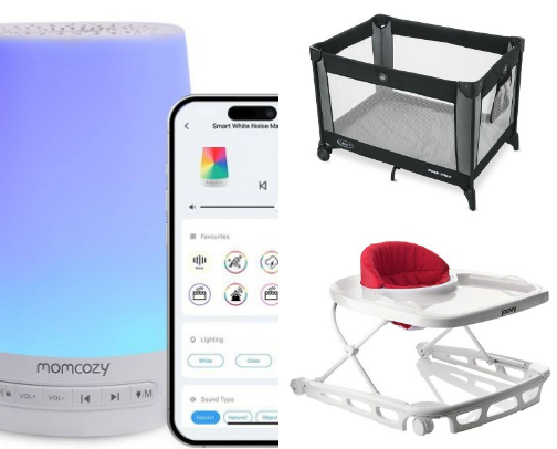 Baby registry recommendations cover photo collage