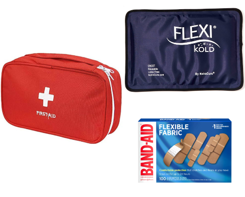 Sports First Aid Kit Essentials cover photo collage