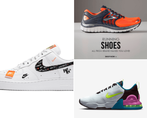Shoes cover photo collage