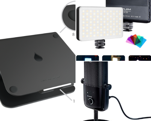 Camera Light and Sound for Video Calls cover photo collage