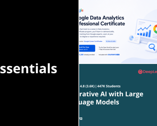 Top Courses on Coursera Right Now cover photo collage