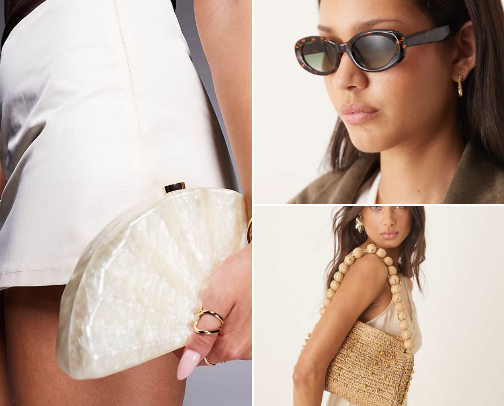 Vacation accessories for 2026 ☀️🌴👛 cover photo collage