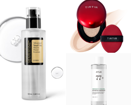 The Viral Korean Skincare & Makeup Holy Grails for Glass Skin ✨ cover photo collage