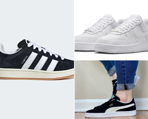 Viral sneakers cover photo collage