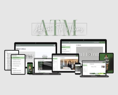 Affiliate Marketing Courses & Systems cover photo collage