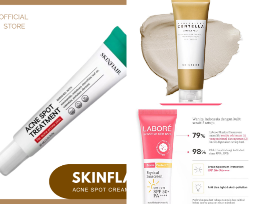 My Favorite Skincare That Actually Works ✨ cover photo collage