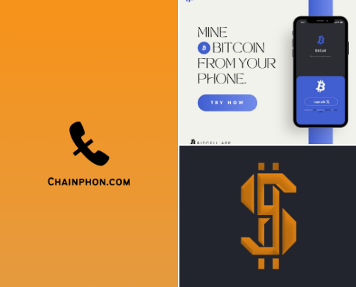 Upcoming Cryptocurrency Mining Phone based cover photo collage