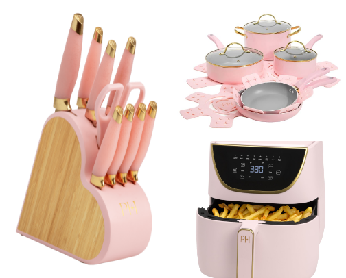 Pink Kitchen Must Haves cover photo collage