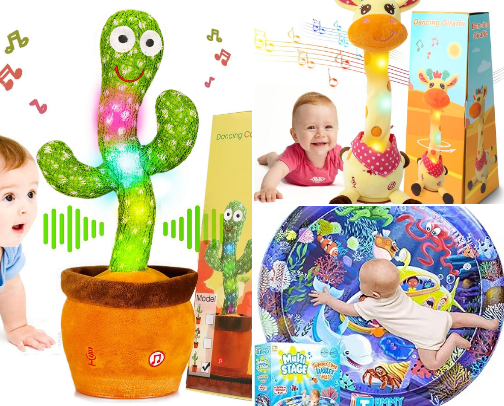fun and educational gadgets for babies and toddlers cover photo collage