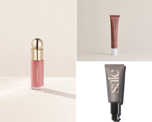 Clean girl beauty musts for a dewy, no-makeup makeup look cover photo collage